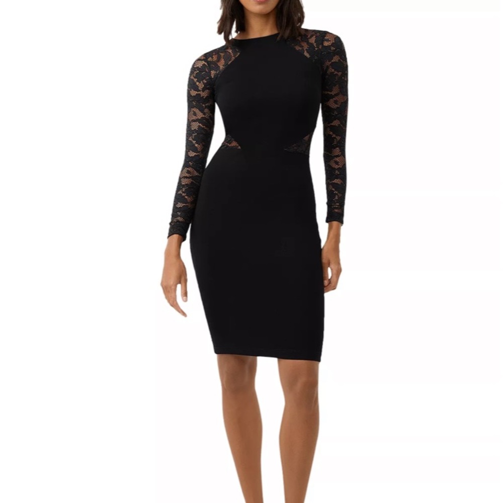 French Connection Black Bodycon Dress